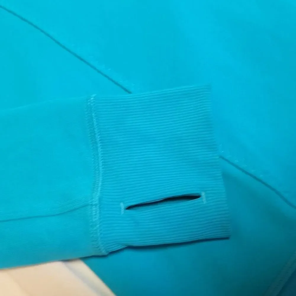 Lululemon Nice Asana Jacket Size 8 Turquoise